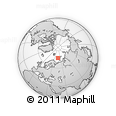 Outline Map of the Area around 74° 40' 49" N, 46° 49' 30" E, rectangular outline