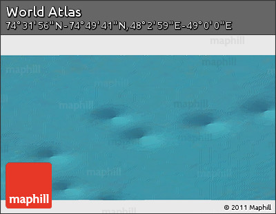 Satellite 3D Map of the Area around 74° 40' 49" N, 48° 31' 29" E