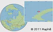 Savanna Style Location Map of the area around 74° 40' 49" N, 54° 28' 30" E