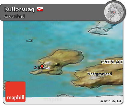 Satellite 3D Map of Kullorsuaq