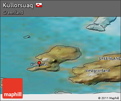Satellite 3D Map of Kullorsuaq