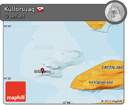 Political Map of Kullorsuaq