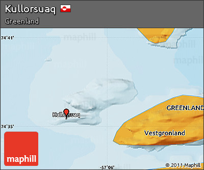 Political Map of Kullorsuaq
