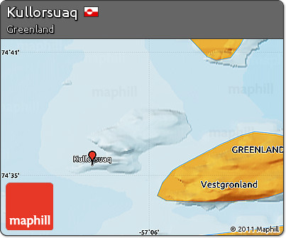 Political Map of Kullorsuaq
