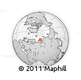Outline Map of the Area around 74° 40' 49" N, 67° 13' 29" E, rectangular outline