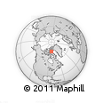 Outline Map of the Area around 74° 40' 49" N, 82° 22' 30" W, rectangular outline