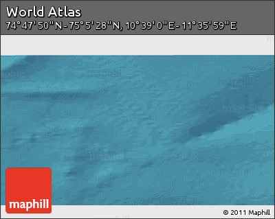 Satellite 3D Map of the Area around 74° 56' 39" N, 11° 7' 30" E