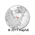 Outline Map of the Area around 74° 56' 39" N, 121° 37' 30" E, rectangular outline