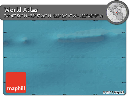 Satellite Map of the Area around 74° 56' 39" N, 123° 10' 30" W