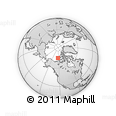 Outline Map of the Area around 74° 56' 39" N, 123° 10' 30" W, rectangular outline