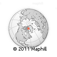 Outline Map of the Area around 74° 56' 39" N, 67° 55' 30" W, rectangular outline
