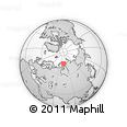 Outline Map of the Area around 74° 56' 39" N, 74° 1' 30" E, rectangular outline