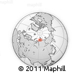 Outline Map of the Area around 74° 56' 39" N, 94° 25' 30" E, rectangular outline