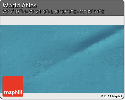 Satellite 3D Map of the Area around 75° 12' 23" N, 11° 7' 30" E