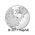 Outline Map of the Area around 75° 12' 23" N, 133° 31' 30" E, rectangular outline