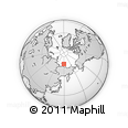 Outline Map of the Area around 75° 12' 23" N, 149° 40' 30" E, rectangular outline