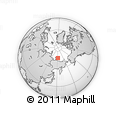 Outline Map of the Area around 75° 12' 23" N, 152° 13' 29" E, rectangular outline