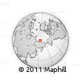 Outline Map of the Area around 75° 12' 23" N, 154° 46' 30" E, rectangular outline