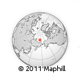 Outline Map of the Area around 75° 12' 23" N, 174° 19' 29" E, rectangular outline