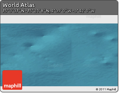 Satellite 3D Map of the Area around 75°&nbsp;12'&nbsp;23"&nbsp;N,&nbsp;4°&nbsp;10'&nbsp;30"&nbsp;W
