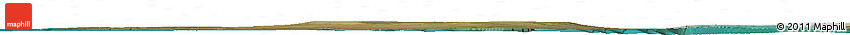 Satellite Horizon Map of the Area around 75° 12' 23" N, 56° 10' 29" E