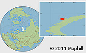 Savanna Style Location Map of the area around 75° 12' 23" N, 56° 10' 29" E