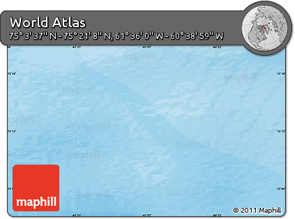 Political Map of the Area around 75° 12' 23" N, 61° 7' 30" W
