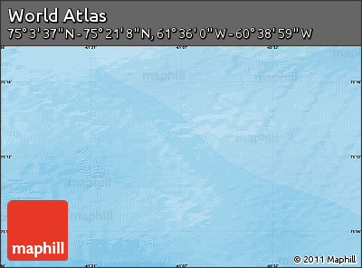 Political Map of the Area around 75° 12' 23" N, 61° 7' 30" W