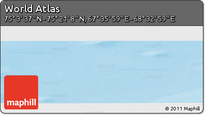 Physical Panoramic Map of the Area around 75° 12' 23" N, 68° 4' 29" E