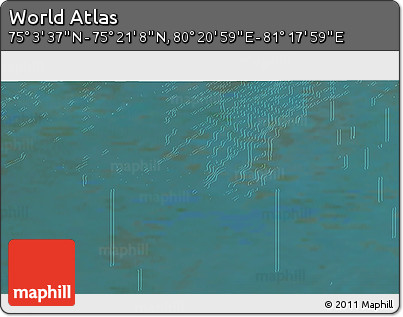 Satellite 3D Map of the Area around 75° 12' 23" N, 80° 49' 29" E