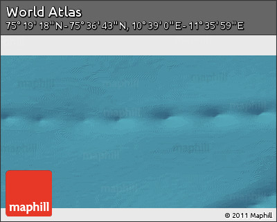Satellite 3D Map of the Area around 75° 28' 0" N, 11° 7' 30" E