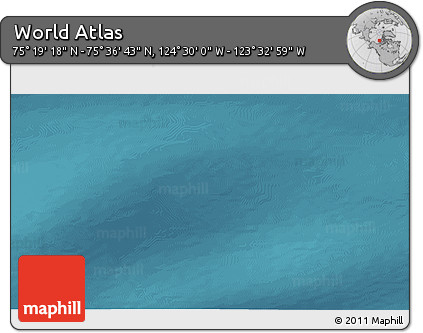 Satellite 3D Map of the Area around 75° 28' 0" N, 124° 1' 30" W