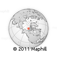 Outline Map of the Area around 75° 28' 0" N, 124° 1' 30" W, rectangular outline