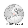 Outline Map of the Area around 75° 28' 0" N, 176° 1' 30" E, rectangular outline