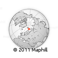 Outline Map of the Area around 75° 28' 0" N, 34° 55' 29" E, rectangular outline
