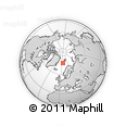 Outline Map of the Area around 75° 28' 0" N, 5° 10' 30" E, rectangular outline