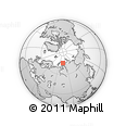 Outline Map of the Area around 75° 28' 0" N, 75° 43' 29" E, rectangular outline