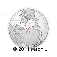 Outline Map of the Area around 75° 28' 0" N, 80° 49' 29" E, rectangular outline