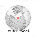 Outline Map of the Area around 75° 28' 0" N, 85° 55' 30" E, rectangular outline