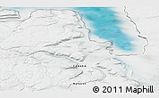Satellite 3D Map of the area around 75° 28' 0" N, 89° 10' 30" W