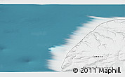 Satellite 3D Map of the area around 75° 43' 32" N, 117° 13' 29" W
