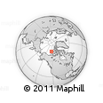 Outline Map of the Area around 75° 43' 32" N, 123° 10' 30" W, rectangular outline