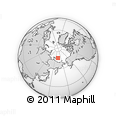Outline Map of the Area around 75° 43' 32" N, 163° 16' 30" E, rectangular outline