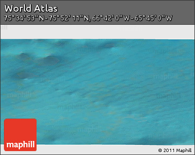 Satellite 3D Map of the Area around 75° 43' 32" N, 66° 13' 29" W