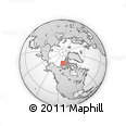 Outline Map of the Area around 75° 58' 58" N, 112° 58' 29" W, rectangular outline