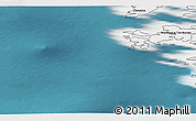 Satellite 3D Map of the area around 75° 58' 58" N, 123° 10' 30" W