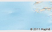 Shaded Relief 3D Map of the area around 75° 58' 58" N, 123° 10' 30" W