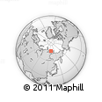 Outline Map of the Area around 75° 58' 58" N, 128° 25' 30" E, rectangular outline