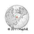 Outline Map of the Area around 75° 58' 58" N, 142° 1' 30" E, rectangular outline