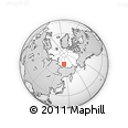 Outline Map of the Area around 75° 58' 58" N, 142° 52' 30" E, rectangular outline